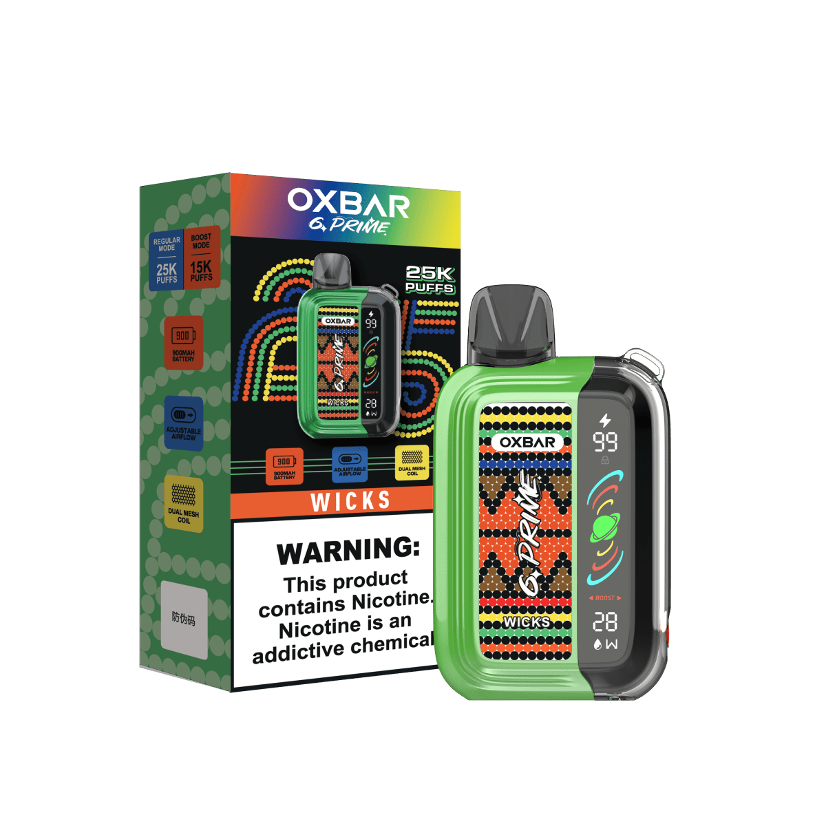 Oxbar GPrime 25K - Coffee and Vape Shop South Africa