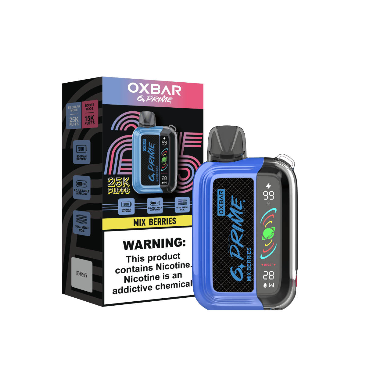 Oxbar GPrime 25K - Coffee and Vape Shop South Africa