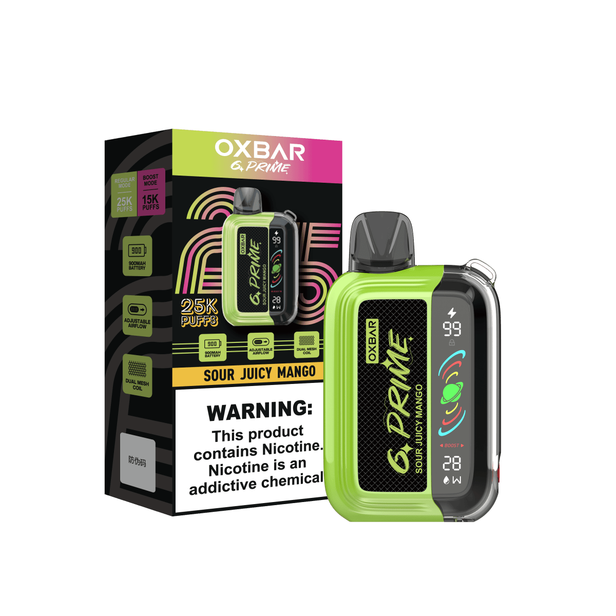 Oxbar GPrime 25K - Coffee and Vape Shop South Africa