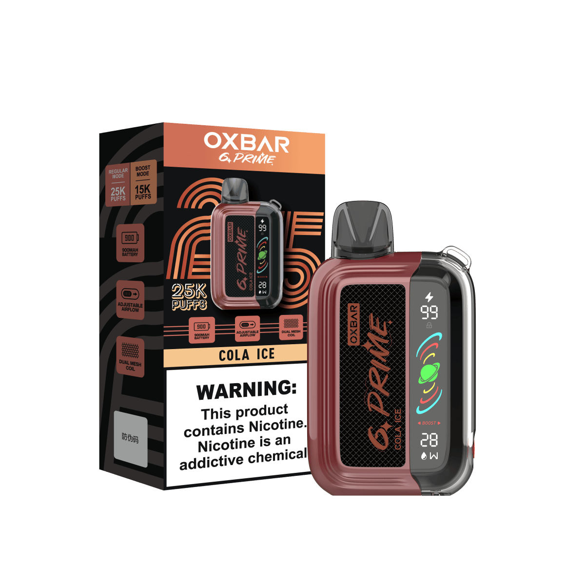 Oxbar GPrime 25K - Coffee and Vape Shop South Africa