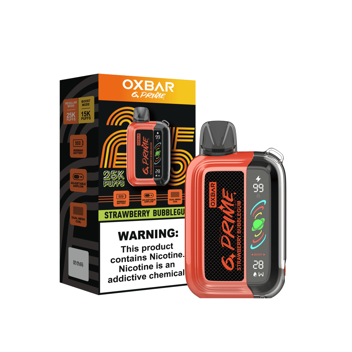 Oxbar GPrime 25K - Coffee and Vape Shop South Africa