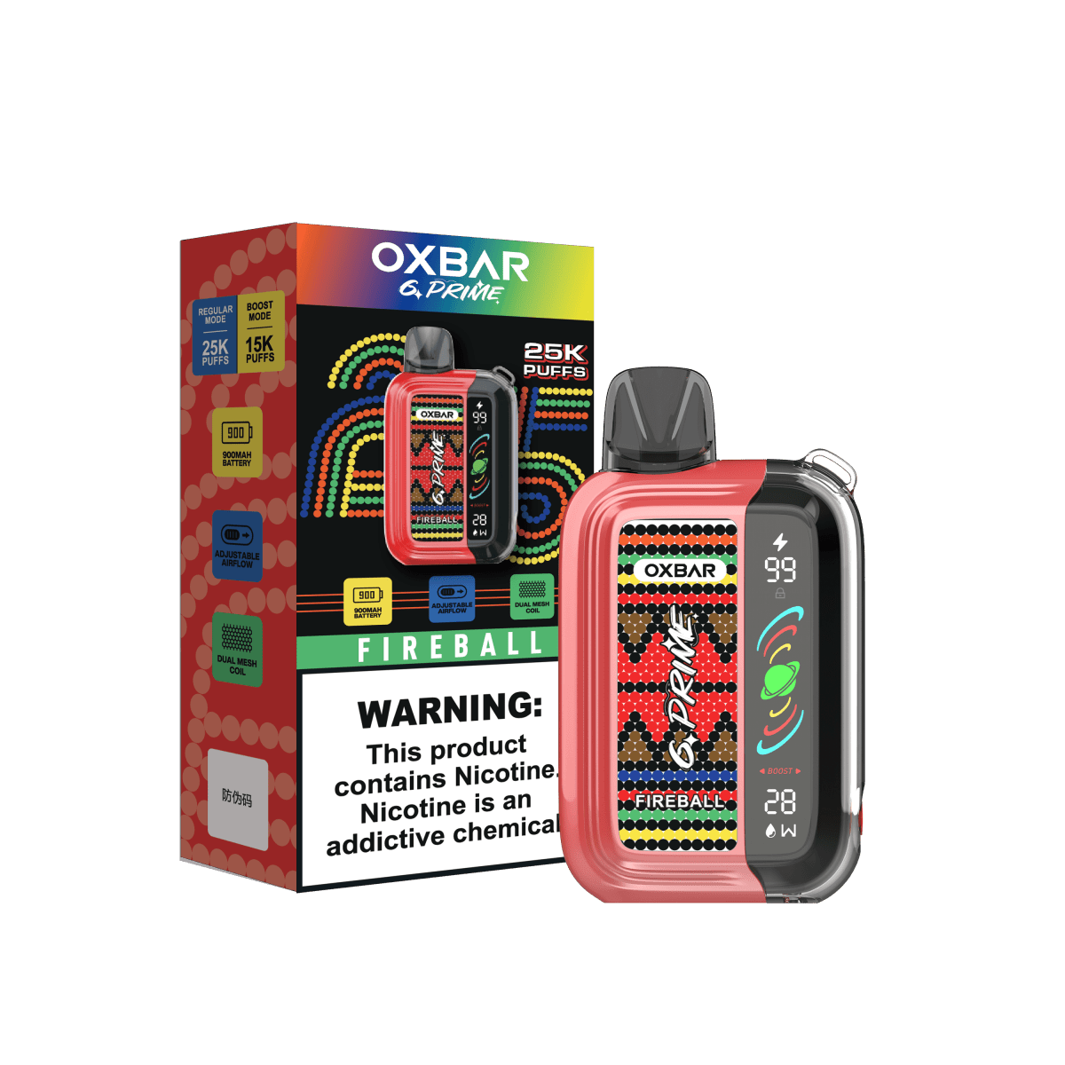 Oxbar GPrime 25K - Coffee and Vape Shop South Africa