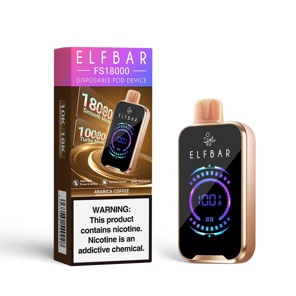 ELFBAR FS18000 Disposable Vape Device - Ready to Use, No Maintenance Required