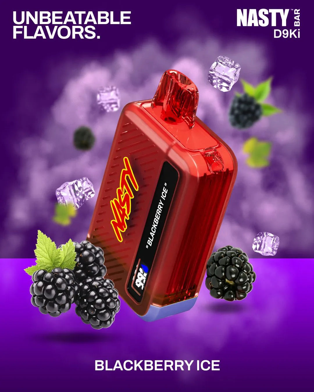 Blackberry ice Nasty Bar 9000