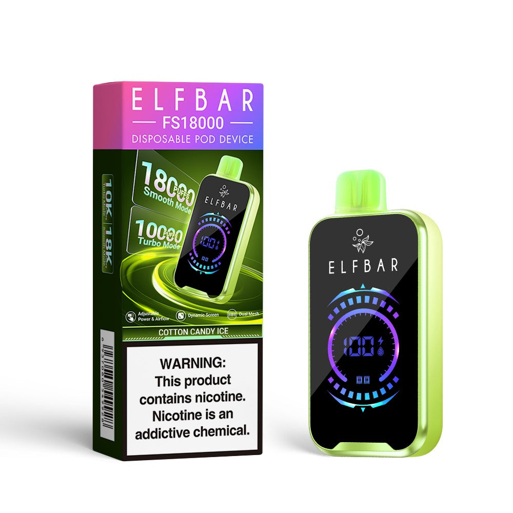 ELFELFBAR FS18000 Disposable Vape Device - Ready to Use, No Maintenance RequiredBAR FS 18,000 – Cheapest Online!