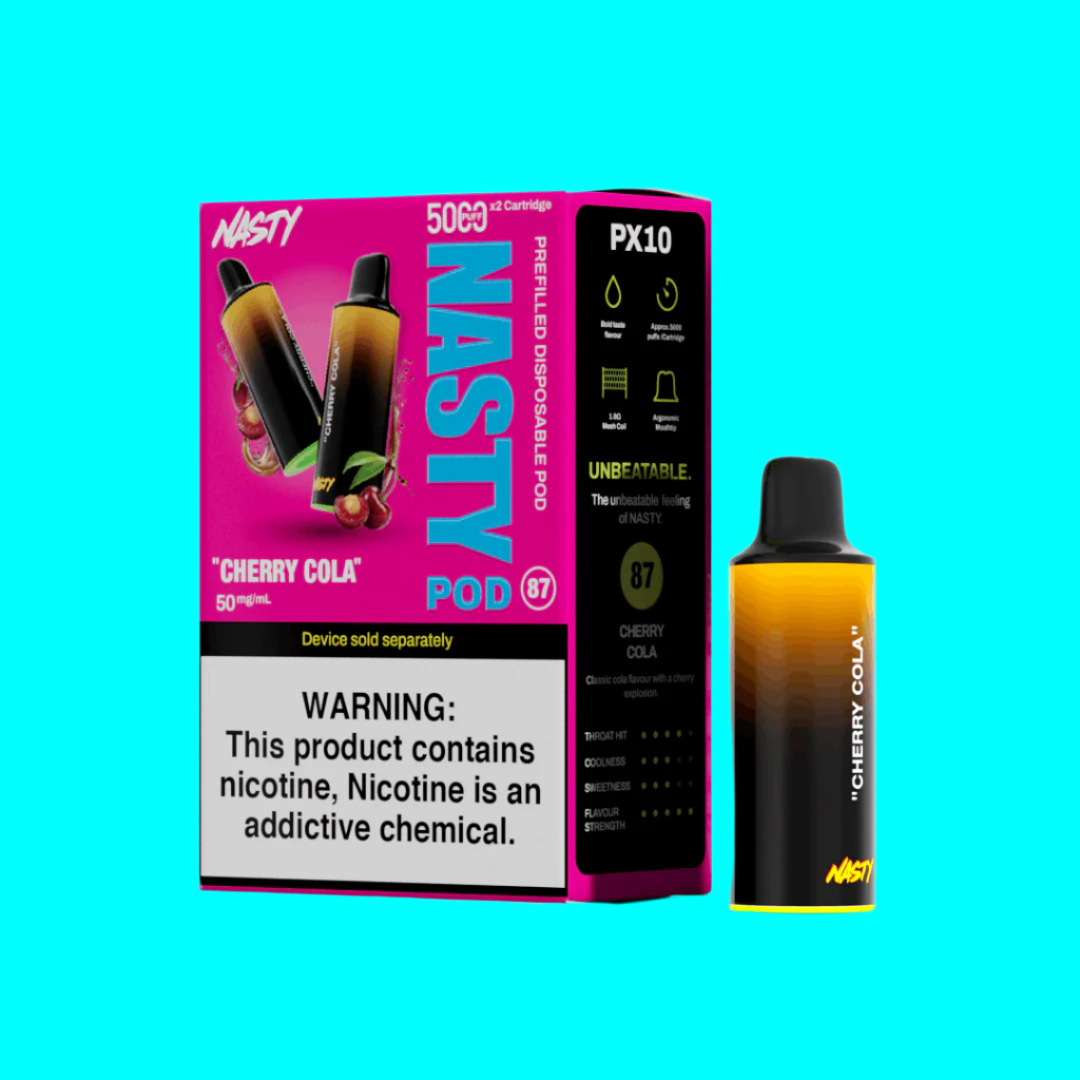 Nasty bar PX10 Pods 2 x 5000 puffs pods