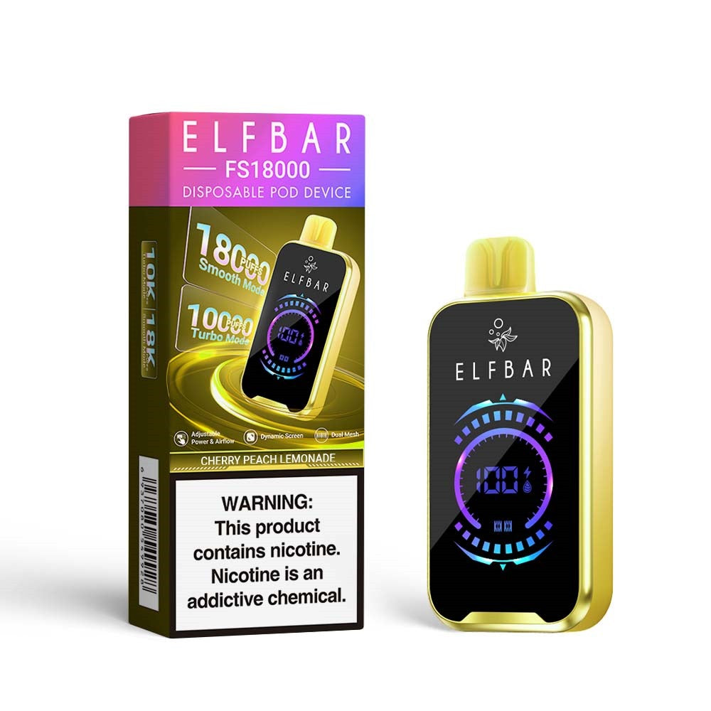 ELFBAR FS18000 Disposable Vape Device - Ready to Use, No Maintenance Required