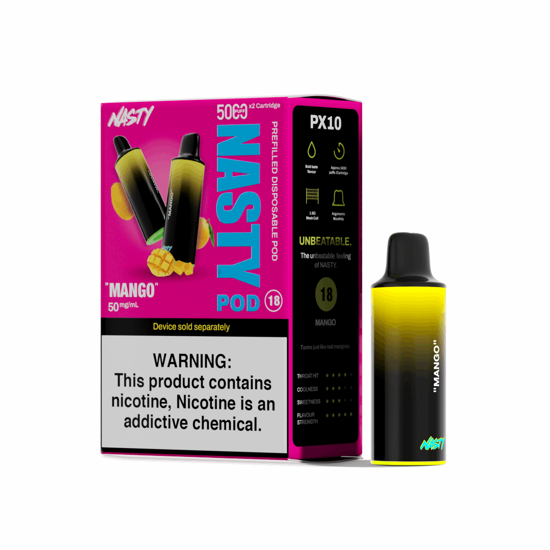 Nasty bar PX10 Pods 2 x 5000 puffs pods