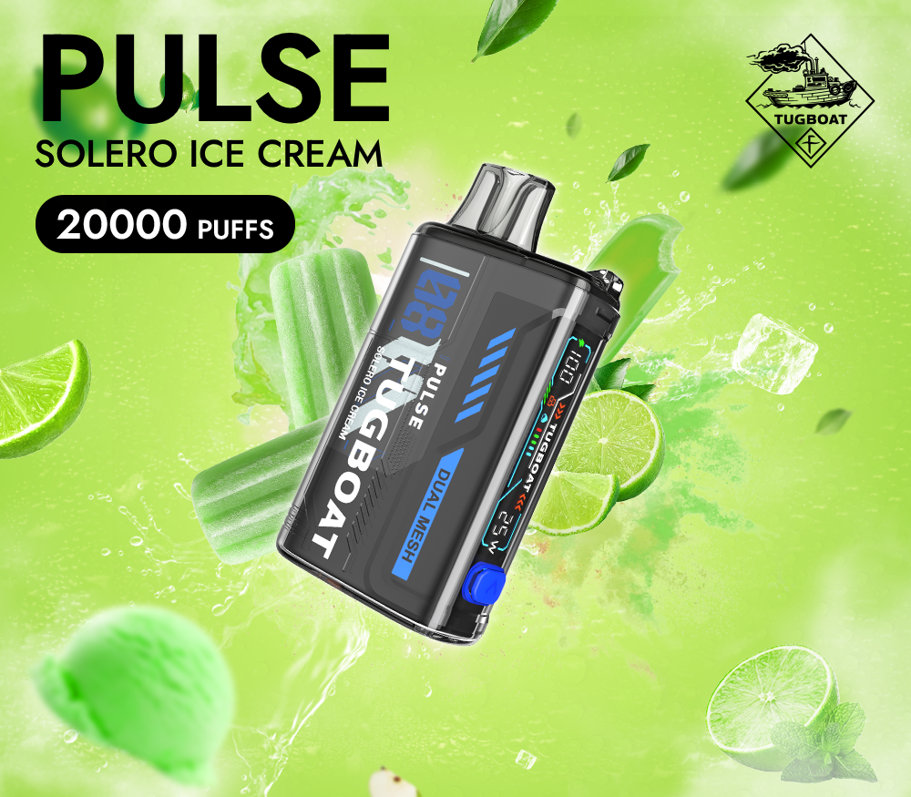 SOLERO-ICE-CREAM Tugboat Pulse 20000 Puffs Disposable Vape | Buy Online in South Africa with Express Shipping