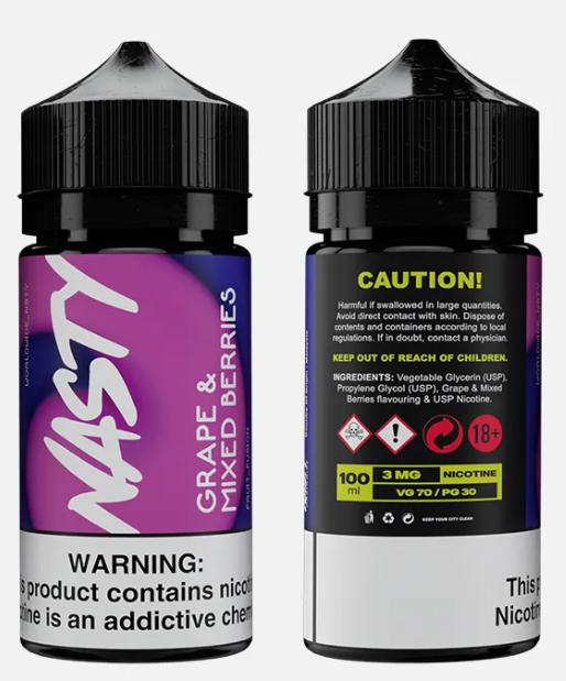 Nasty Vape Juice - ModMate Grape & Berries Mix E-Liquid 100ml