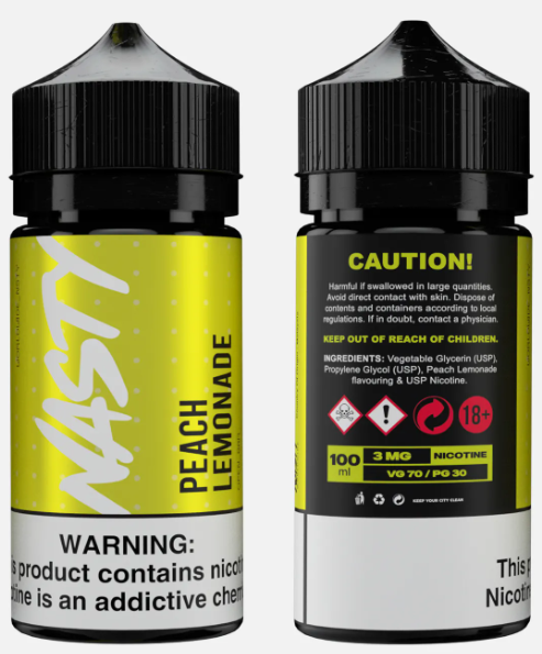 Nasty ModMate Peach Lemonade E-Liquid 100ml