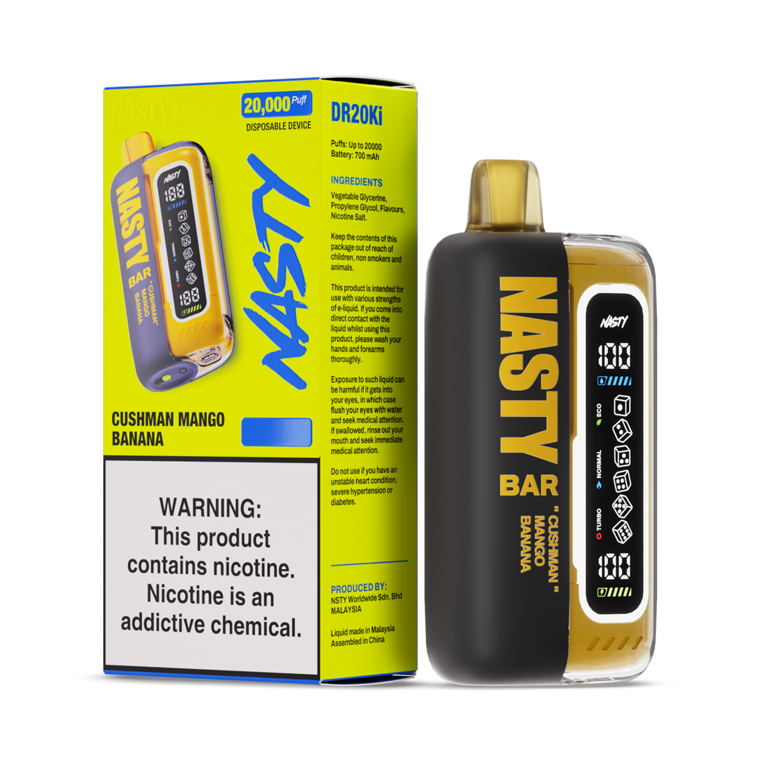 Nasty Bar XL 20,000 Puffs Cushman Mango Banana