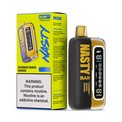 Nasty Bar XL 20,000 Puffs Cushman Mango Banana