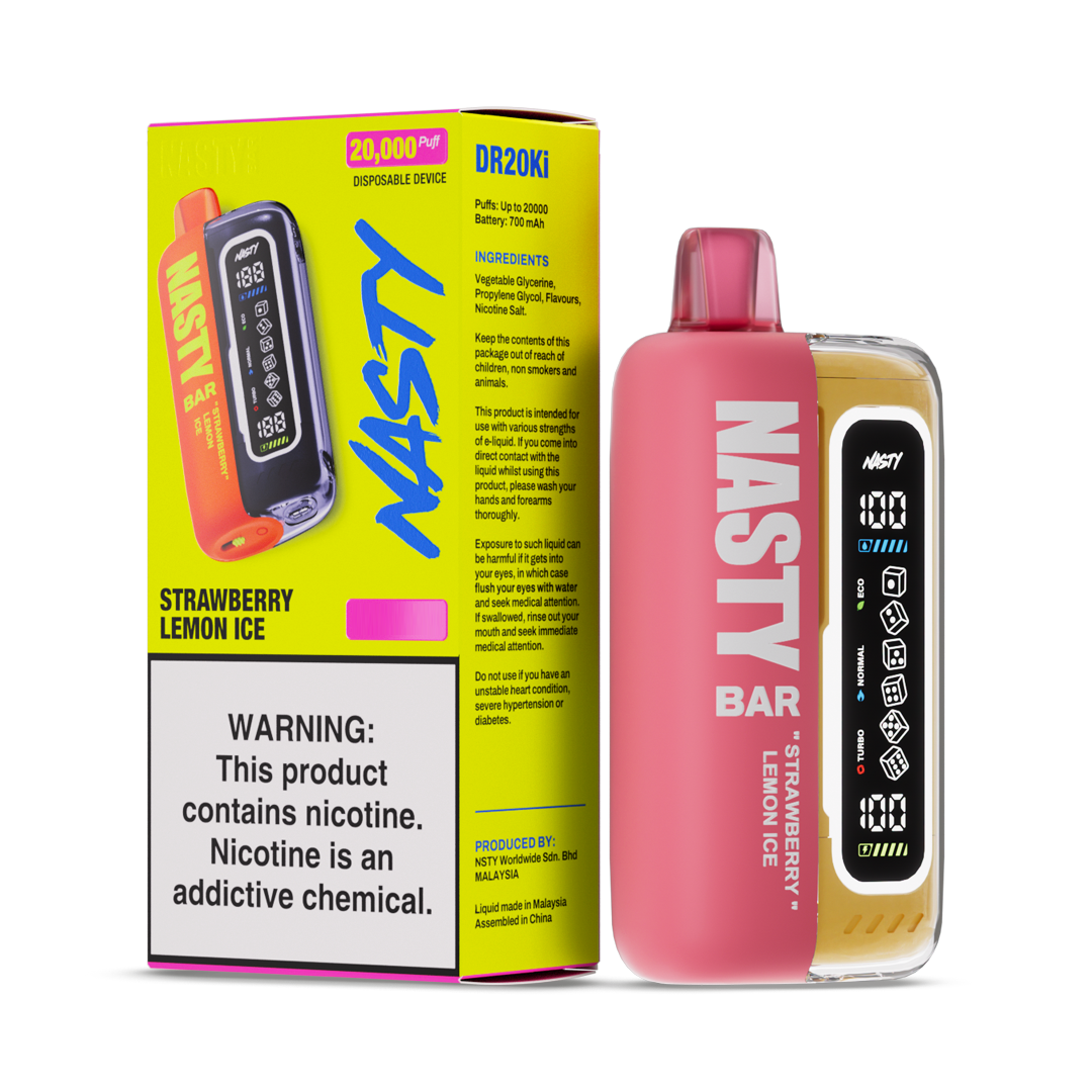 Nasty Bar XL 20,000 Puffs Strawberry Mint Lemonade