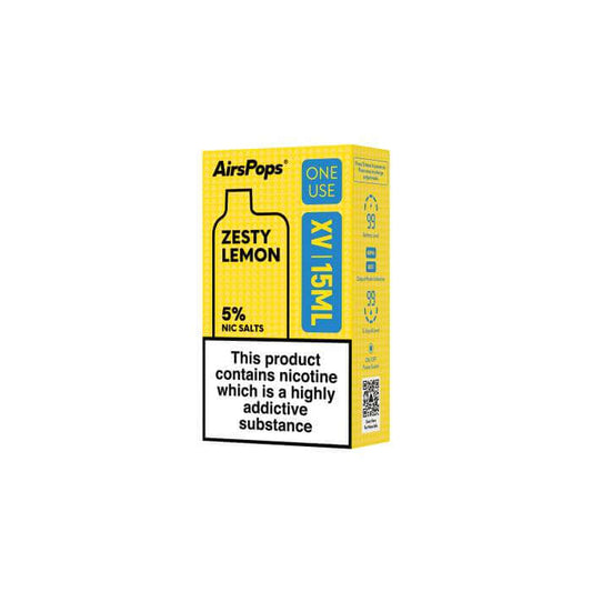 AirsPops One Use 15ml - Coffee and Vape Shop South Africa