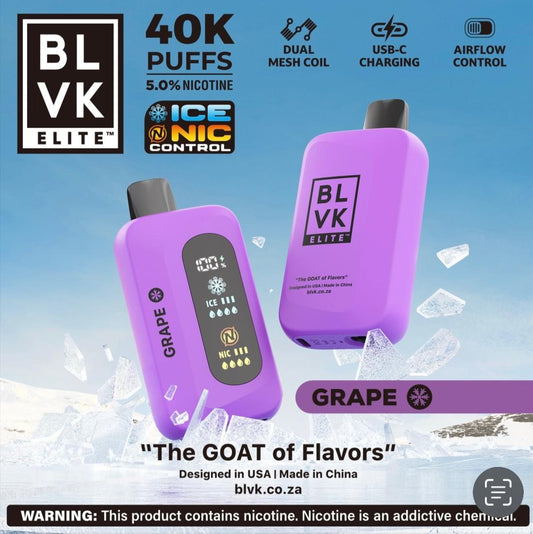 BLVK 40K NIC&ICE - Coffee and Vape Shop South Africa