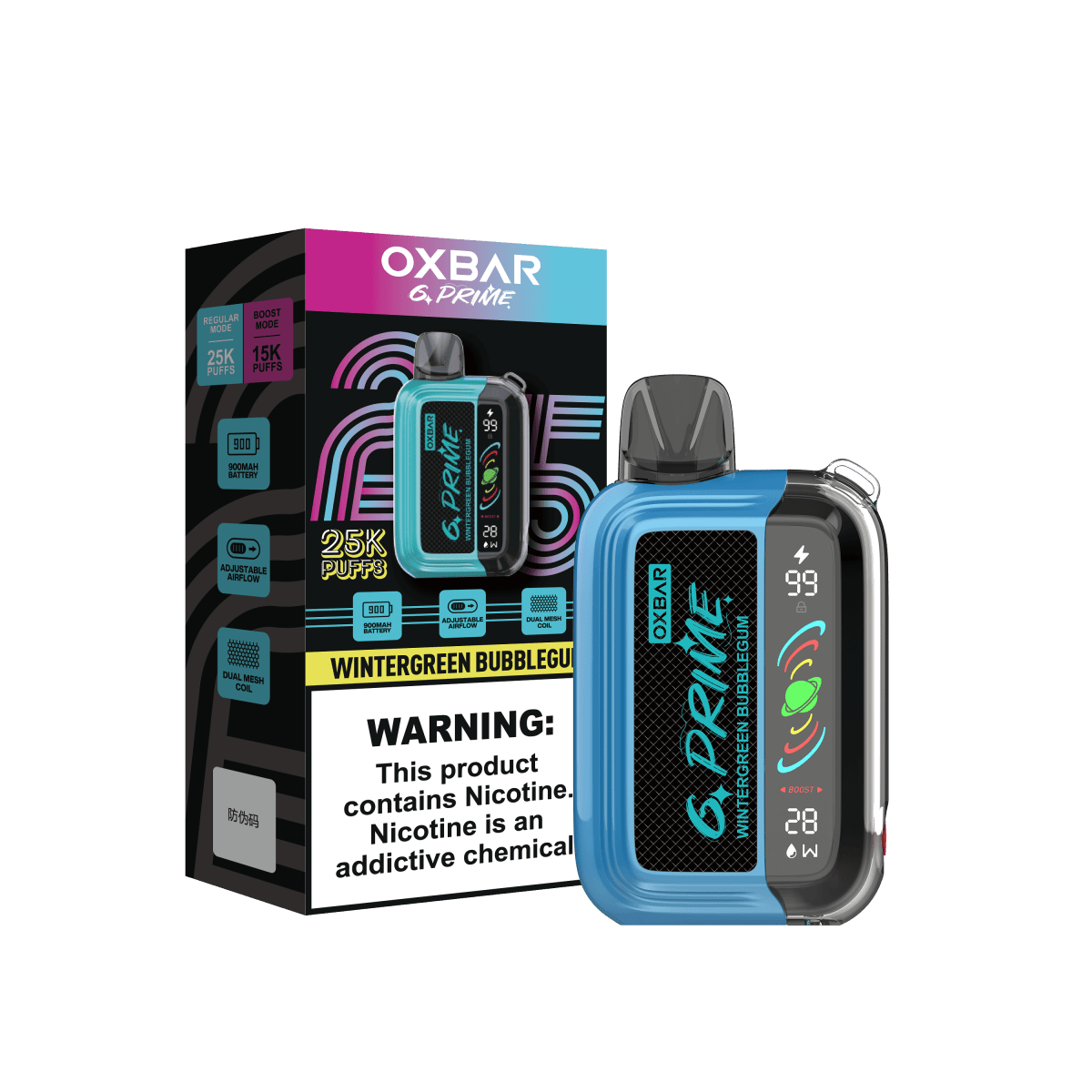 Oxbar GPrime 25K - Coffee and Vape Shop South Africa